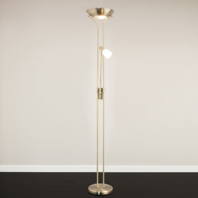 Fannie 180cm Mother & child Uplighter/Reading Floor Lamp