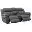 Causeuse inclinable avec console de rangement et confort moelleux