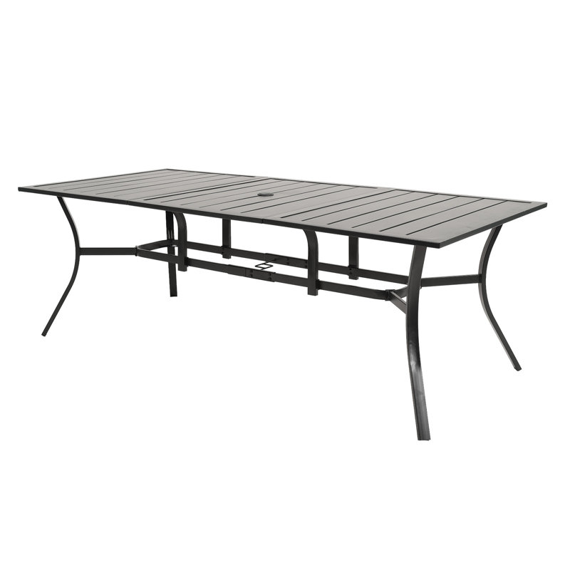 Table d'extérieur Demingo L 59 x l 38, H 28,4 po x l 83 po x P 38 po