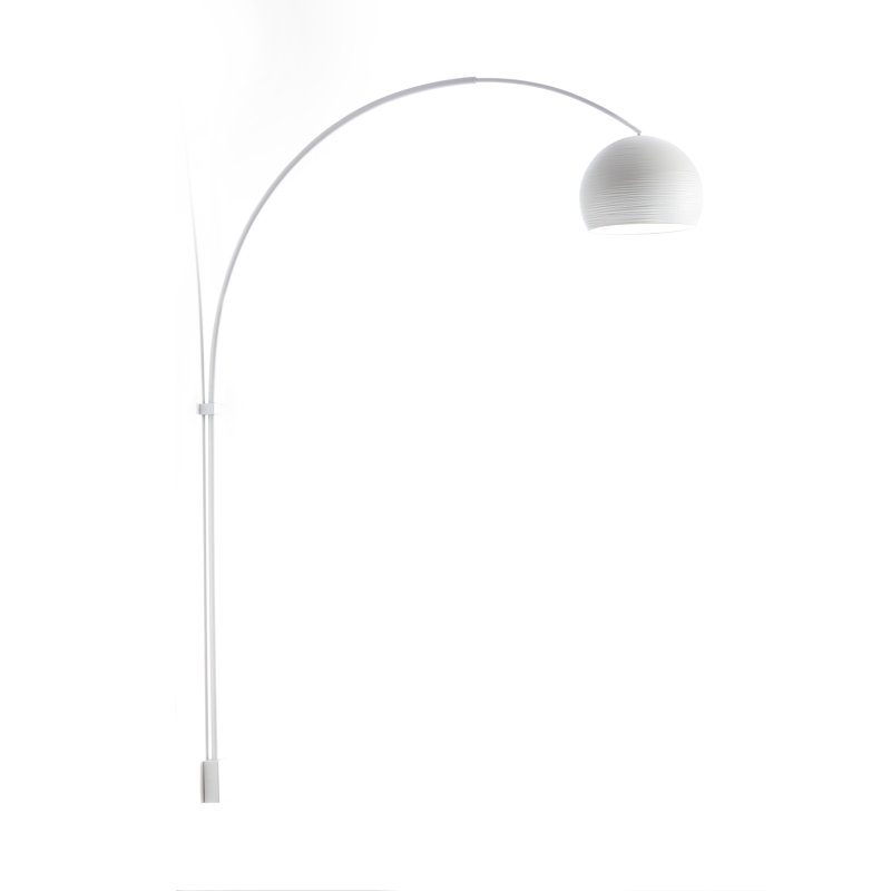 Tyrone LED Armed Sconce, White lacquer