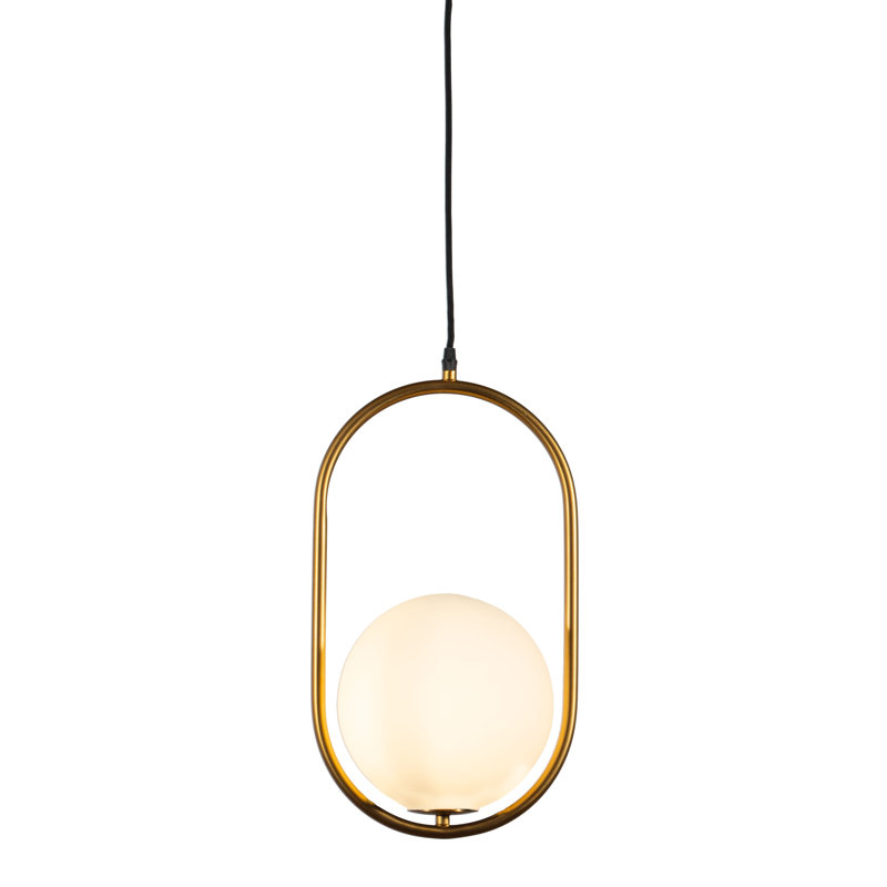 Denney 1 - Light Gold Single Pendant
