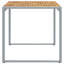 Rectangular Wood Top Dining Table with Steel Base-615700792