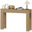 Console de 47 po de style console étroite moderne de 47 po avec finition en bois naturel pour le couloir et le salon