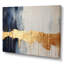 Waves Of Joy Minimal Nova - bleu et or I - peinture abstraite, art mural-1264404102-1264404096