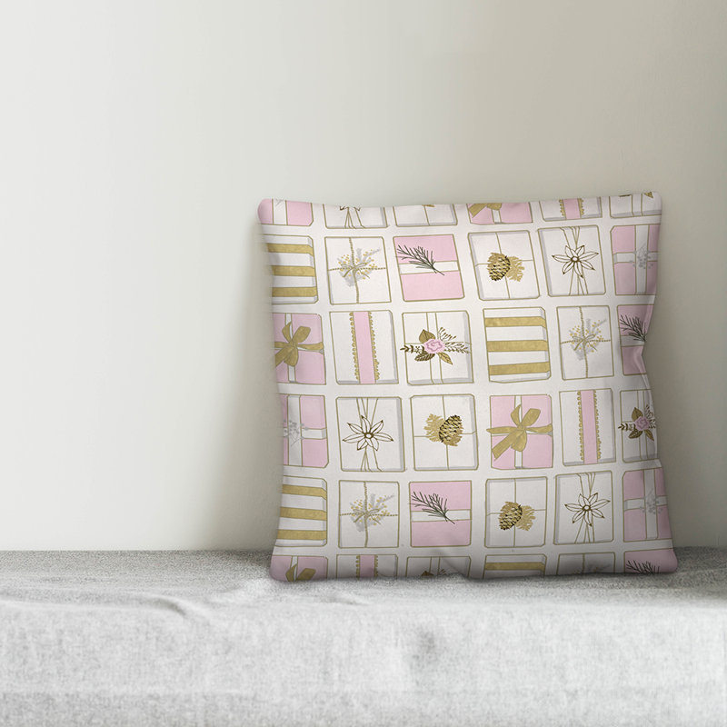  Gift Throw Pillow, 16" x 16", Pillow Cover Only - Insert