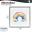 «Soft Rainbow with Clouds», reproduction encadrée sous verre, design by Creative Studio-1635218901-1635218899