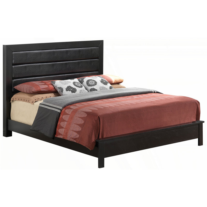 Elegant Black Queen Bed