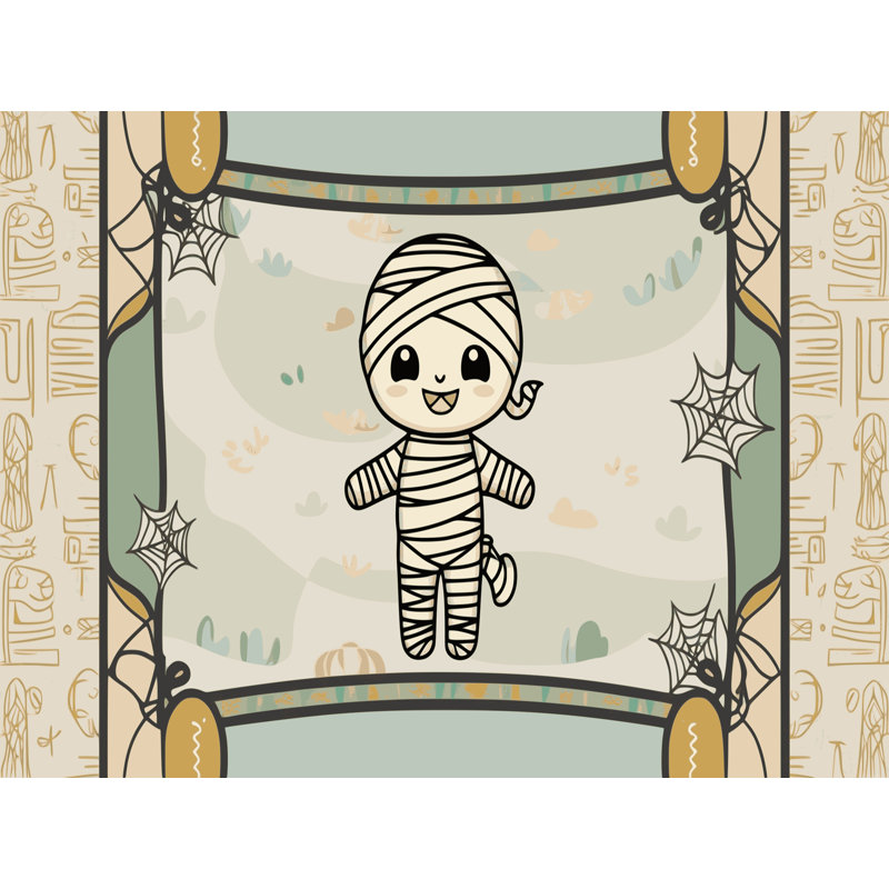 Tapis de vacances d'Halloween The Holiday Aisle®, Rectangulaire 2 pi x 3 pi