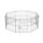 24 " H Metal Exercise Pen with Pet Door
