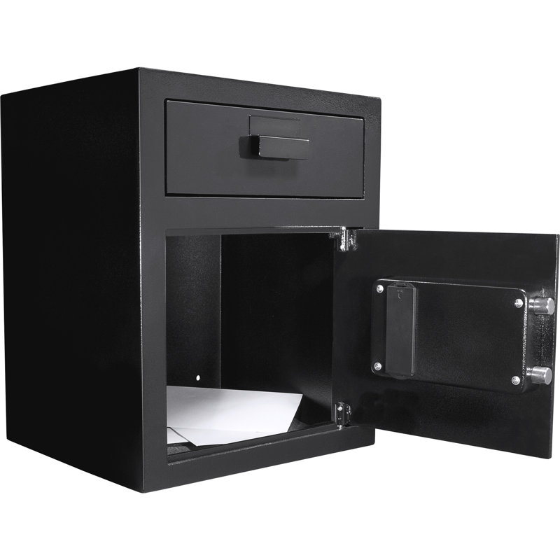 1 1 Cu Ft Keypad Depository Safe, 19" H x 13.5" W x 15.33" D