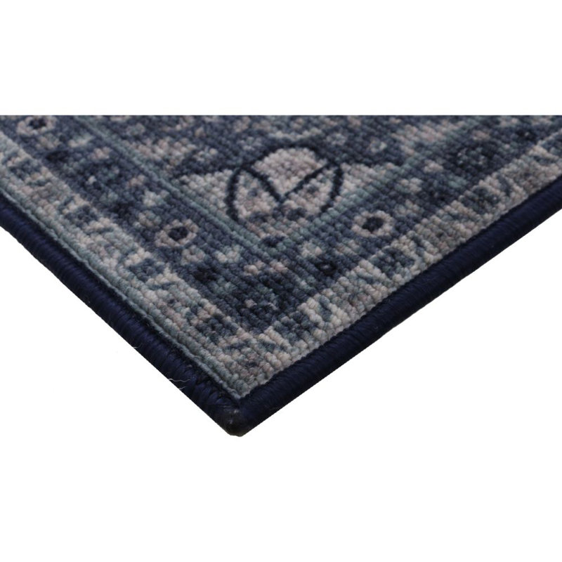 Tapis oriental cobalt touffeté Munz, Rectangle 3 pi x 5 pi