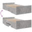 Vidaxl Bed Frame With Drawers Concrete Grey-249539263