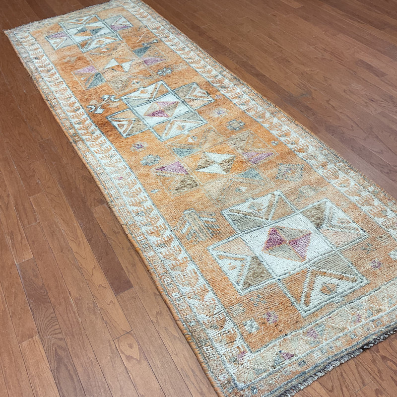 Bungalow Rose Handmade Turkish Oushak Wool Runner