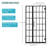 Shower Door 40" W X 72" H Pivot Frameless Shower Door With Pattern Glass, 2/5 In. (10Mm), Open Entry Design In Matte Black