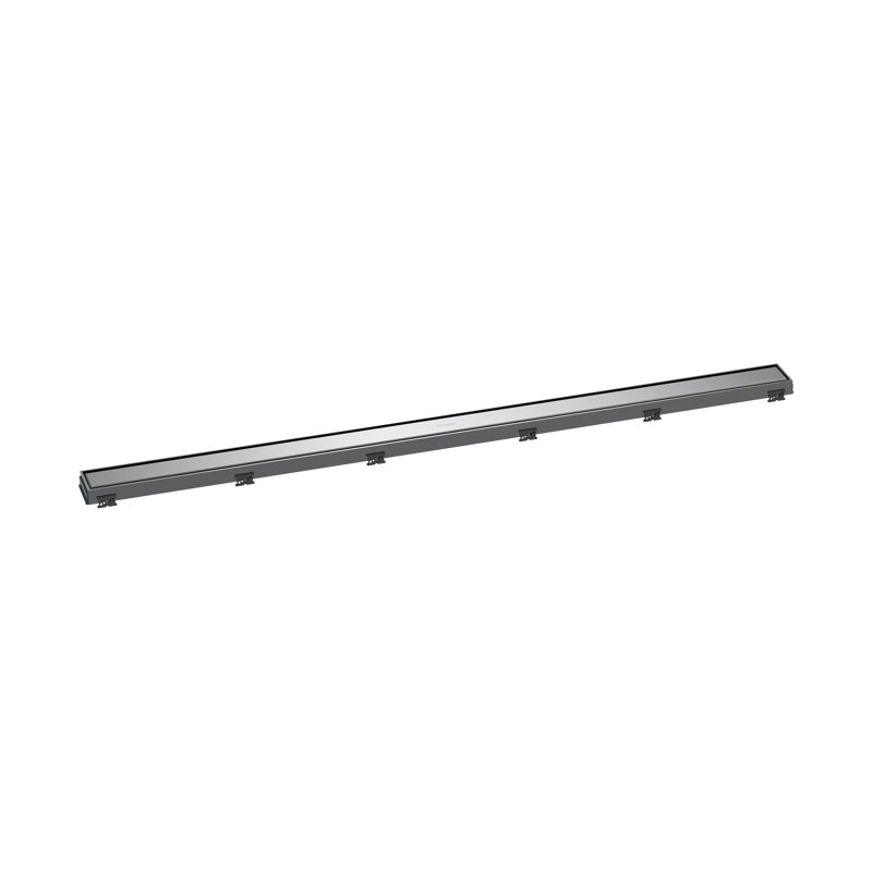 Hansgrohe RainDrain Match Trim Zero/ Tile 47 1/4" with Height Adjustable Frame, Chrome