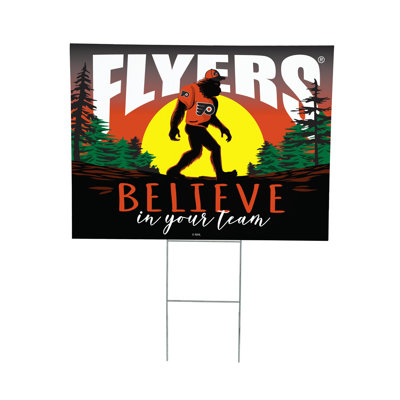 Philadelphia Flyers Yard Sign, Bigfoot