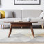 Capsule Centre Table Low Table Table With Drawers 100% Solid Wood Top Board Desk Coffee Table W 100 X D 52 X H 46 Cm Study Table Work From Home Easy To Assemble