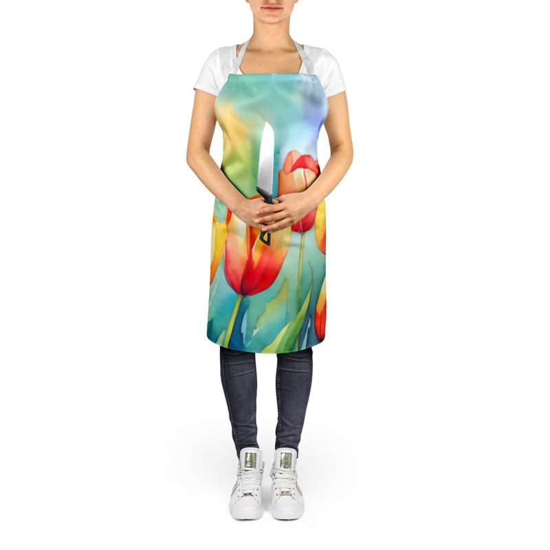 Floral Bib Apron