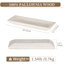 Bol en bois pour décoration de table basse, blanc rustique-138534055-138534056