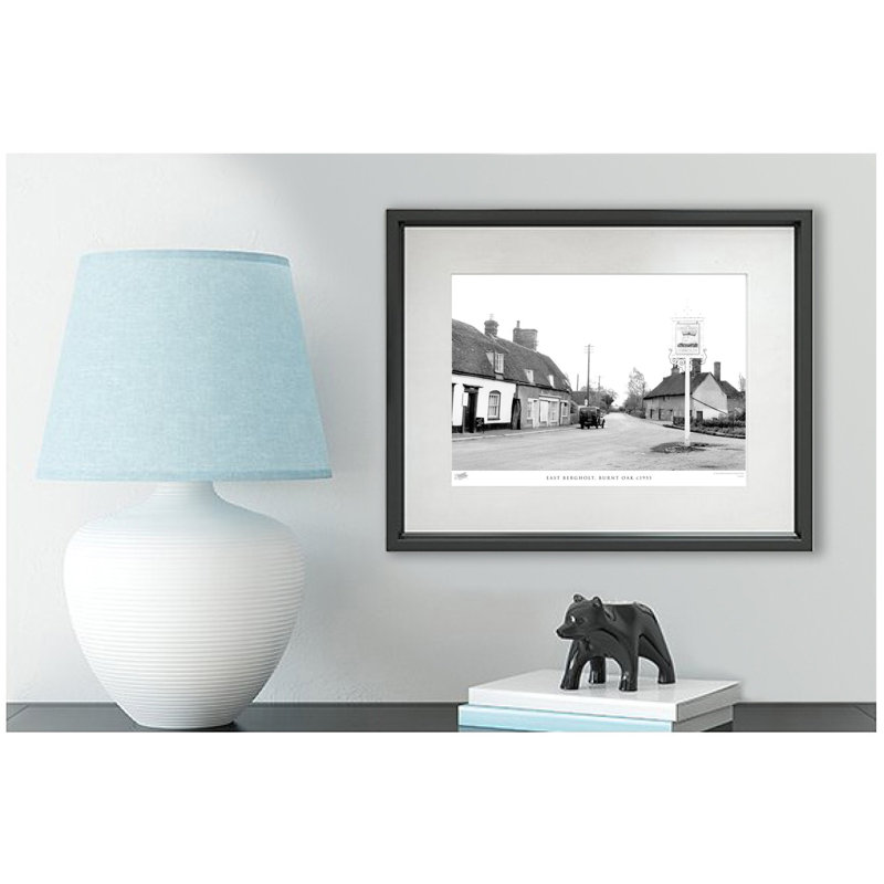 East Bergholt, Burnt Oak C1955 by Francis Frith - Single Picture Frame Print, 28cm H x 36cm W x 2.3cm D