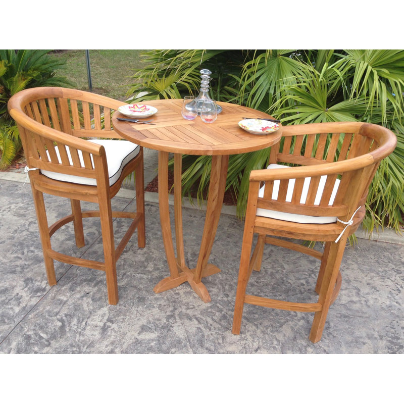 Miami Round Solid Wood Dining Table