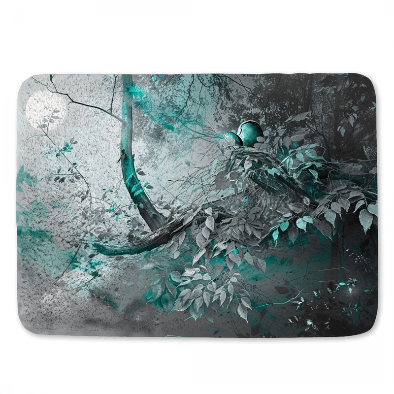 Tapis de bain nid d'oiseau, L 21 po x L 34 po