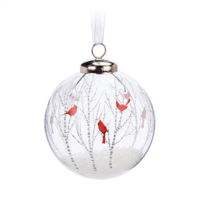 Ornement Cardinals In Trees