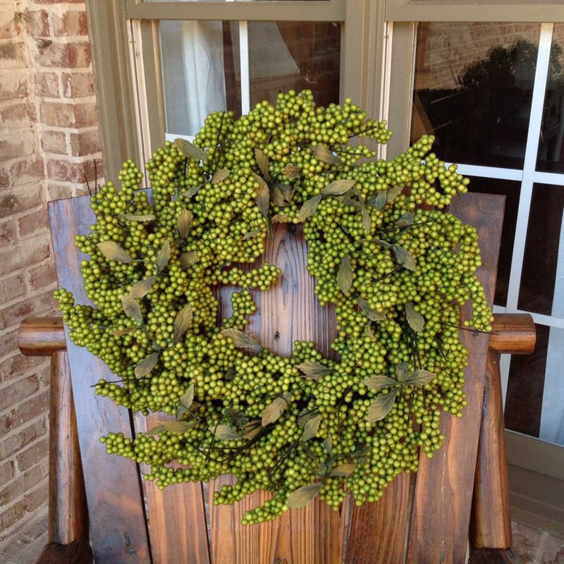 Couronne de baies 24 po, Vert melon