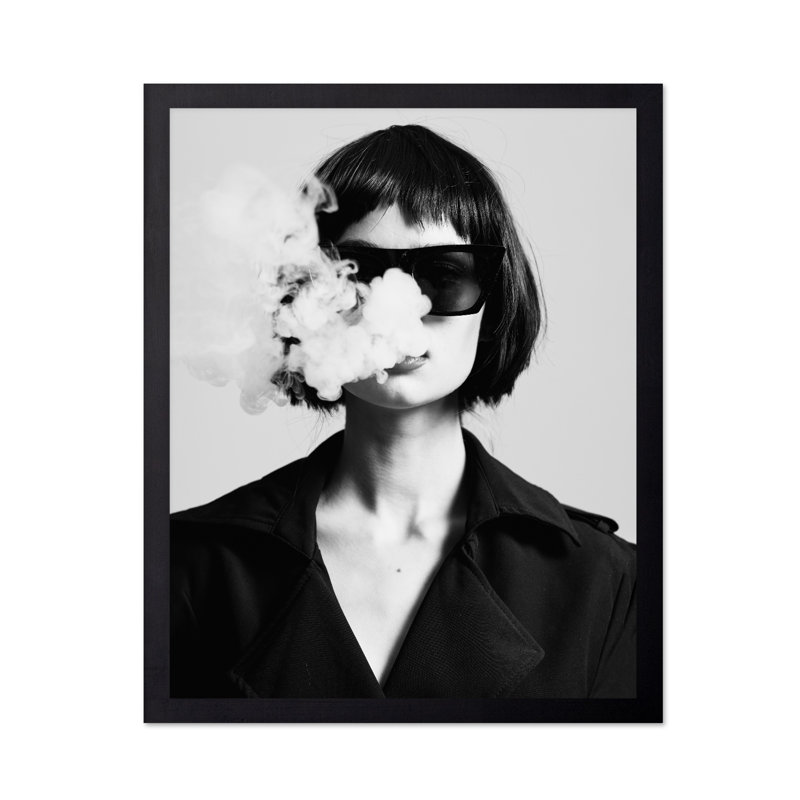 Signaux de fumée, Black Framed, Poster, 16"H x 20"W