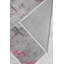 Tapis abstrait en polyester tissé à plat à la machine Charon - gris / rose-1092418905