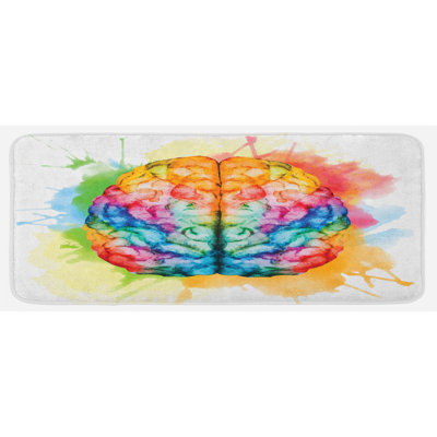 Country/Cottage Solid Color Synthetic Kitchen Mat