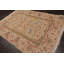 Tapis unique en laine noué à la main brun clair / vert 5 pi 9 po x 8 pi 9 po Demee