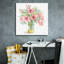 «Epic Graffiti» «Pink Amaryllis» par Leslie Trimbach, art mural sur toile-106171747