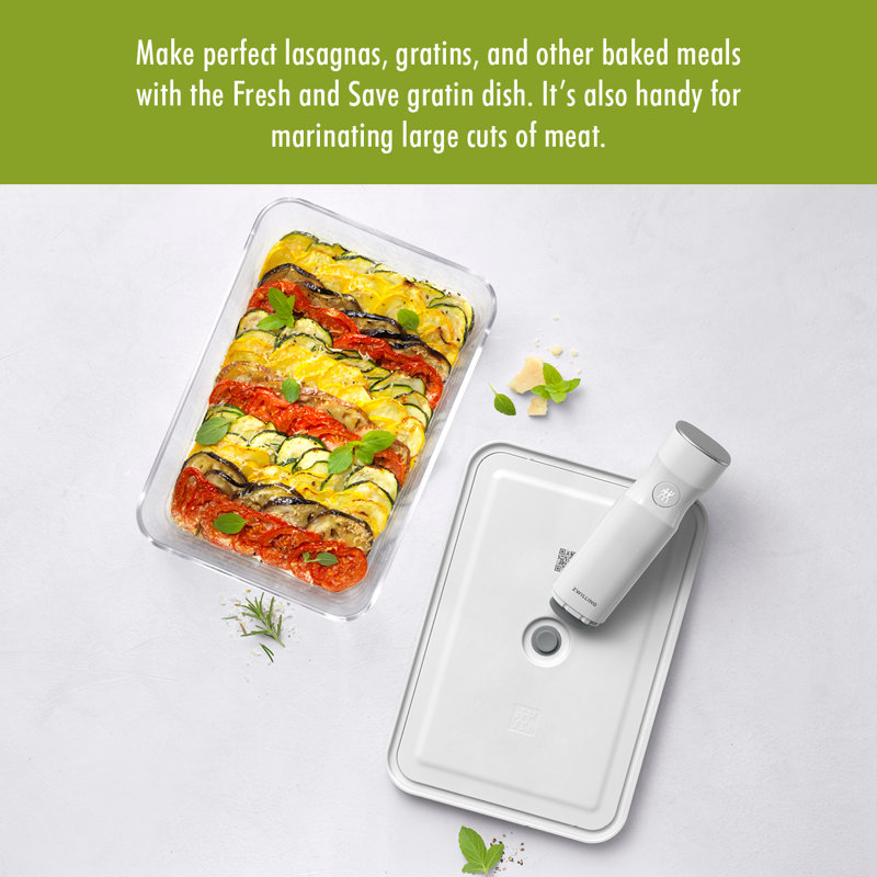 Fresh & Save Glass Gratin Dish Food Storage Container