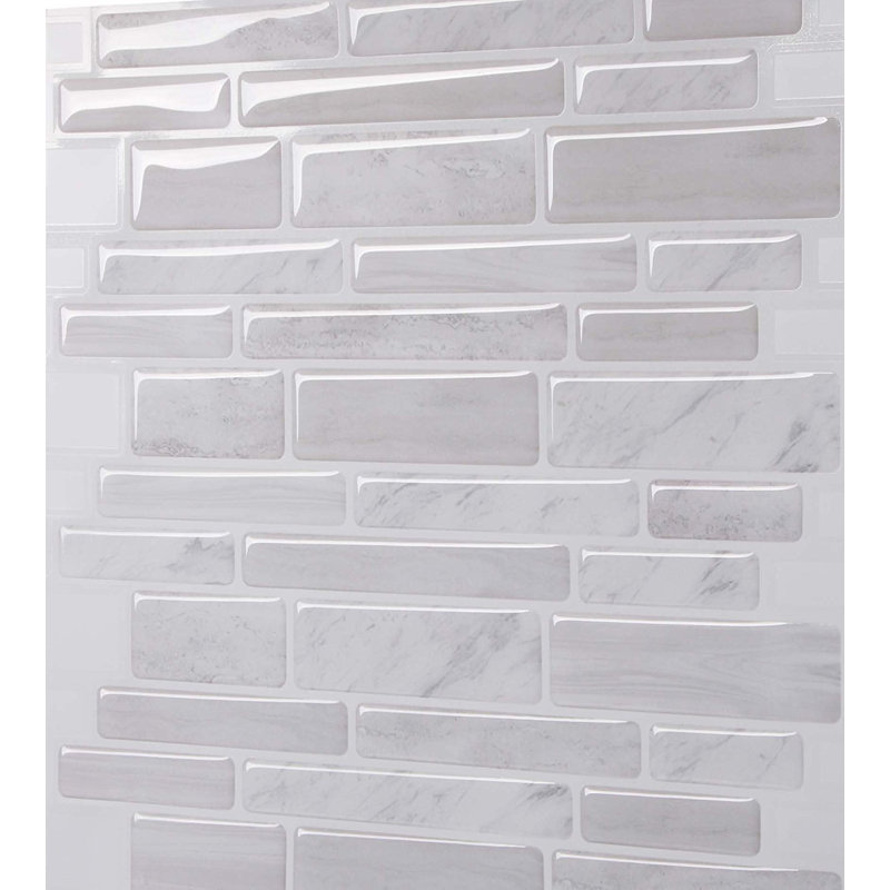 Tuile de mosaïque adhésive en pvc 12" x 12" Polito