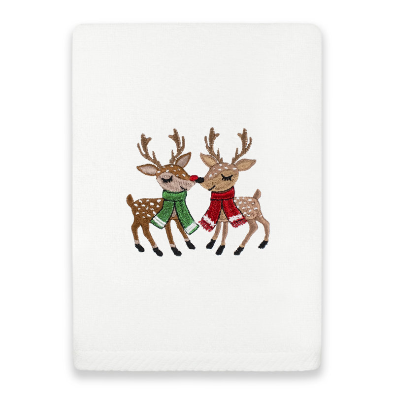 Midweight Hand Towel, White