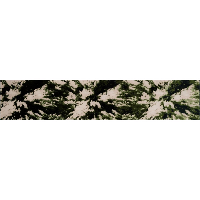 Rectangle Striped Flatweave Berber Indoor / Outdoor Area Rug, Green, Rectangle 160 x 230 cm