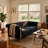 Velvet Chesterfield Sofa (Black)