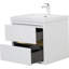 Meuble-lavabo mural avec lavabo et meuble de rangement flottant pour salle de bain-1424004248