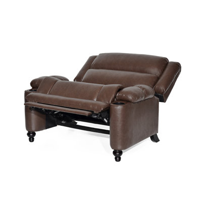 Faux Leather Recliner