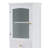 63" Tall Bathroom Storage Cabinet With Glass Doors-1598024995