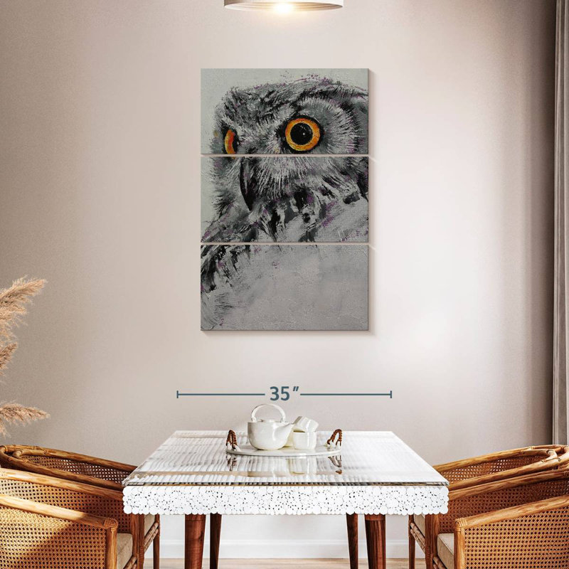 Brampt Spirit Owl, 45" H x 28" W