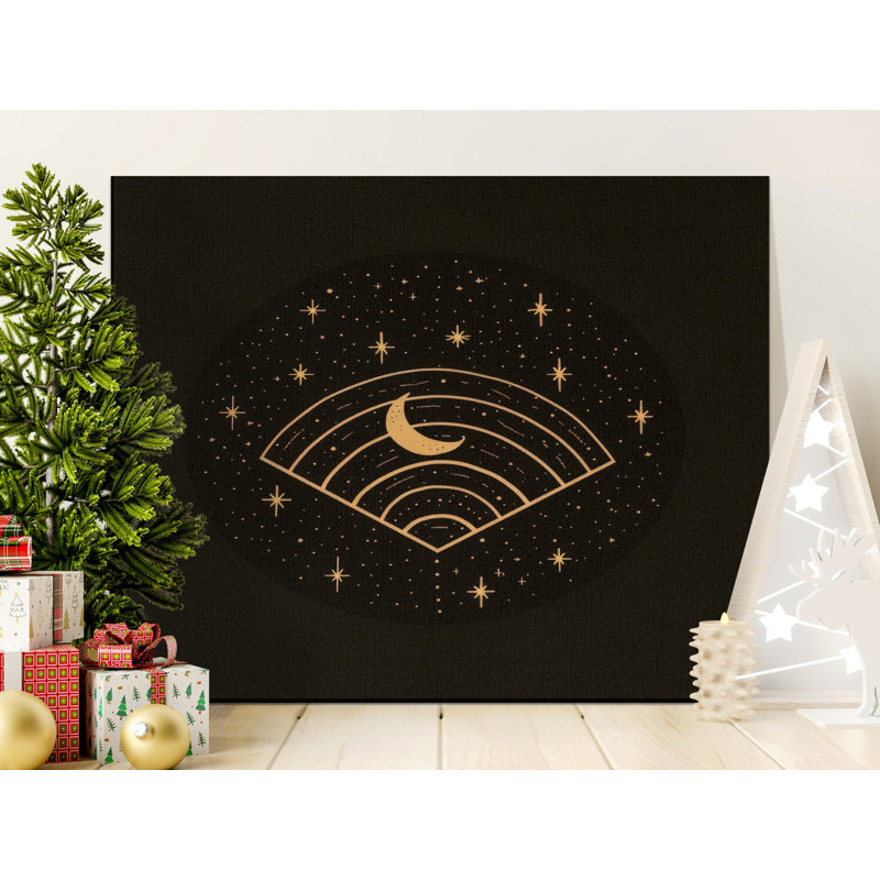 Saltzman 1 Piece Wrapped Canvas Wall Art Set, 60x20