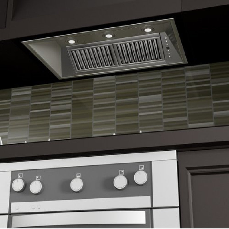 40" ZLINE 700 CFM Ducted Insert Range Hood in Brushed Stainless Steel