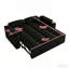 Canapé-lit pliant 65 po 3-en-1 65 po, canapé-lit en velours chenille moderne avec table d'appoint pivotante à 360 °, charge intégrée USB / type C et rangement caché, assemblage facile pour le salon-613126264