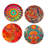 Berene Wood Round 1 Piece Coaster Set With Holder