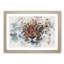 Tiger in the Blue Watercolour 1 Piece Single Picture Frame Wall Art on MDF-56740508-56740510