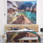 Tapisserie glacier de couleur paysage-28489046