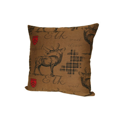 Elk Throw Pillow