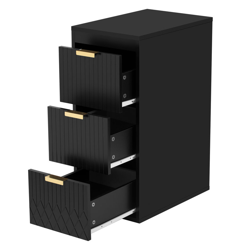 Ensemble de meuble-lavabo flottant 30 po avec rangement latéral 30 po, Noir